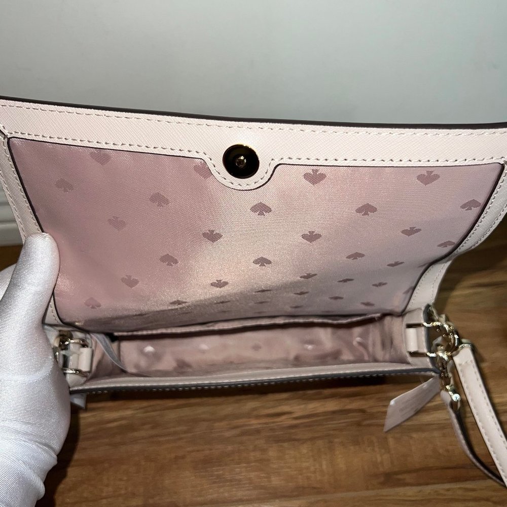 💜Kate Spade Leather Floral Crossbody Purse💜 - Picture 8 of 17